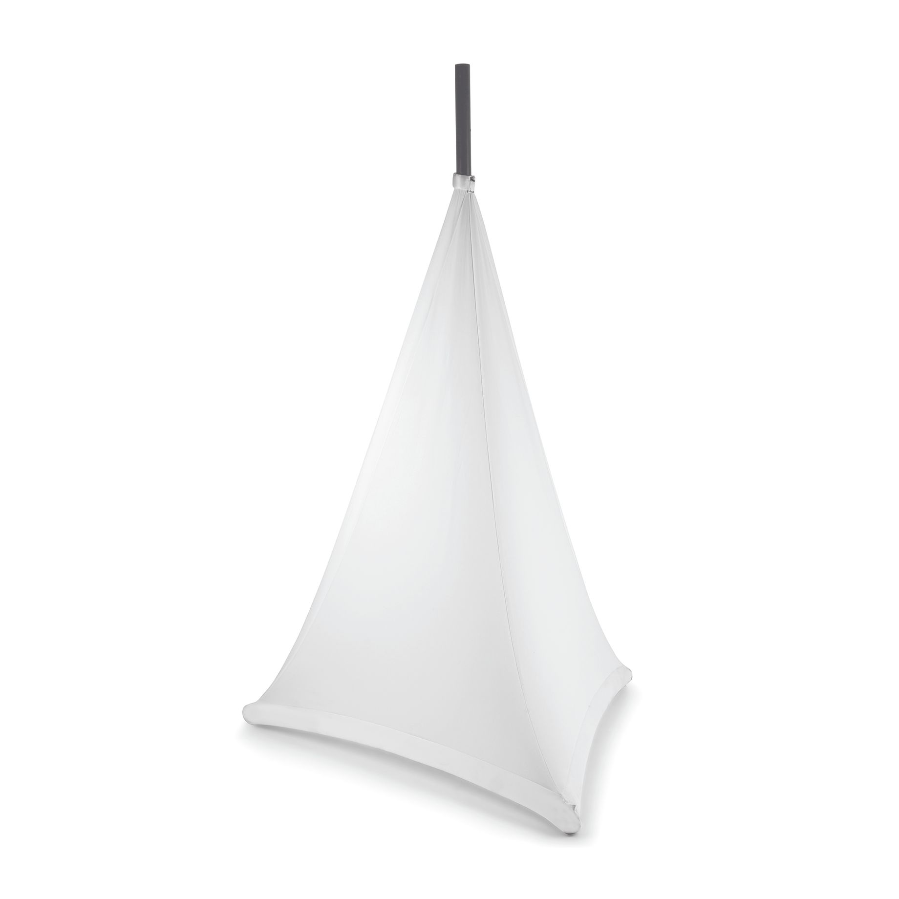 LSS12W Speaker stand cover white 120cm